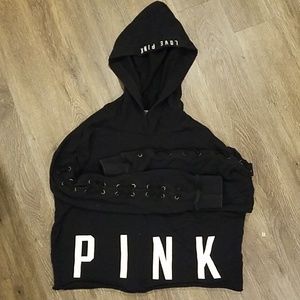 PINK VICTORIA'S SECRET HOODIE SMALL